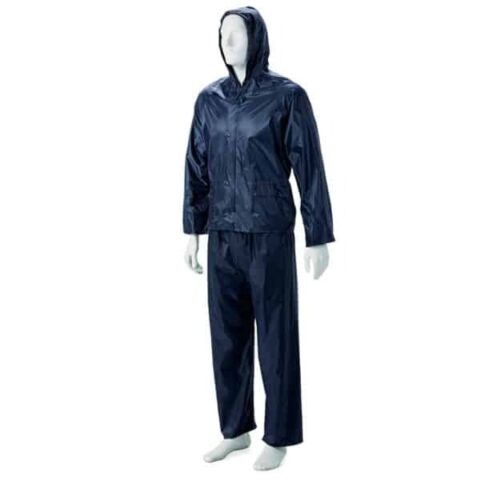 DROMEX RAIN SUIT RUBBERISED S NAVY