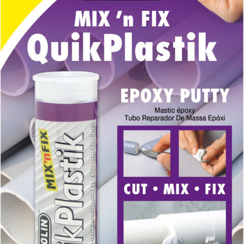 Alcolin Mix 'n Fix Quikplastik Epoxy Putty Stick - 57g