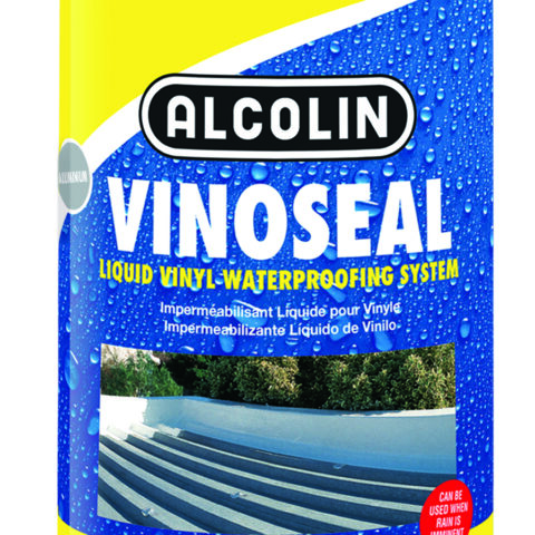 Alcolin Vinoseal Heavy Duty Waterproofer for Flat Roofs Aluminium - 5L