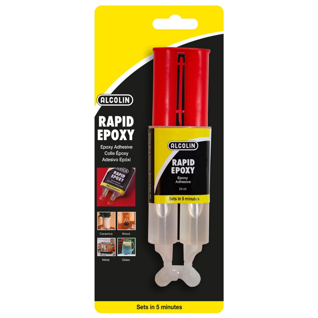 Alcolin Rapid Epoxy Liquid Syringe Adhesive - 24ml