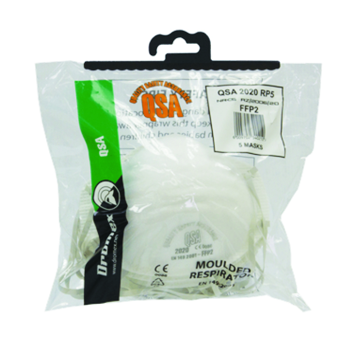 Dromex Dust Mask FFP2 QSA 2020 (5Pack)