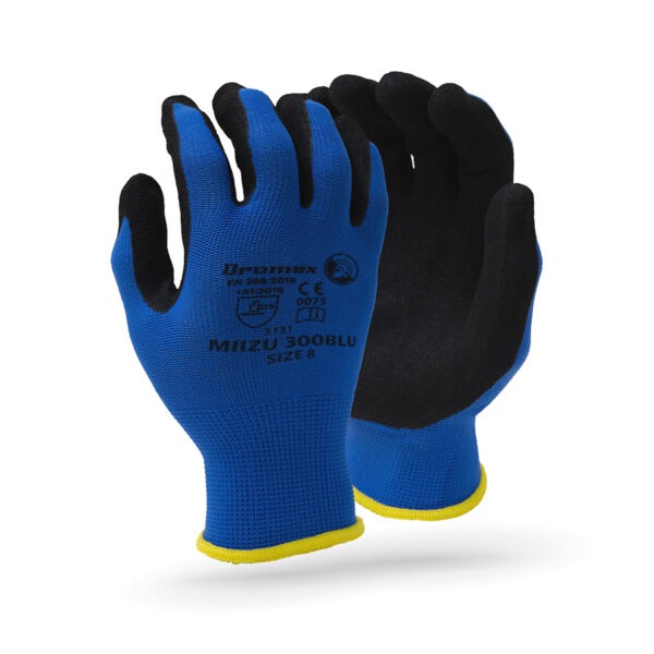 Dromex Gloves  MIIZU-300 Blue Palm Coated (9)