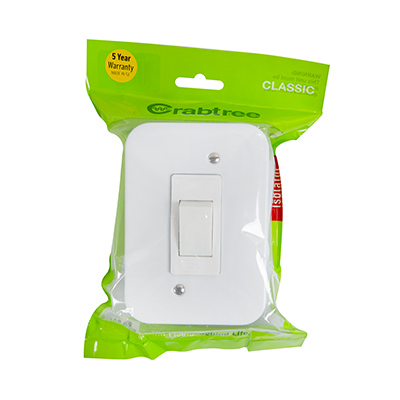 Crabtree Classic Ind. Surf. Isolator 30A 83x199 White
