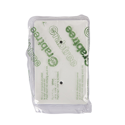 Crabtree Classic Blank Cover Plate Steel White 50x100mm