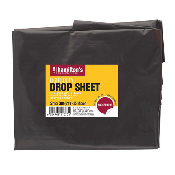 PLASTIC DROP SHEET 2M X 3M - 25MIC