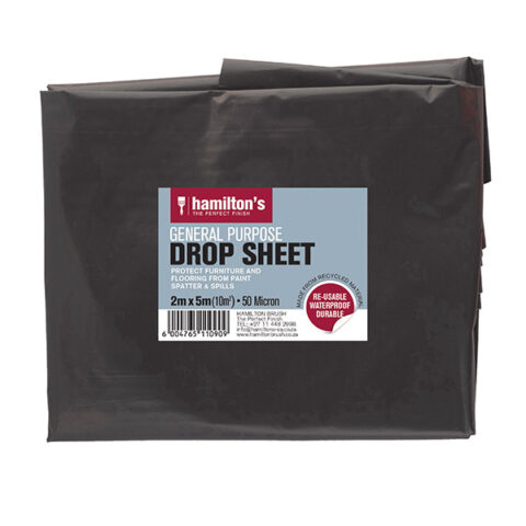 PLASTIC DROP SHEET 2M X 5M - 50MIC