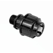 HDPE COUPL MALE 20MMX3/4"