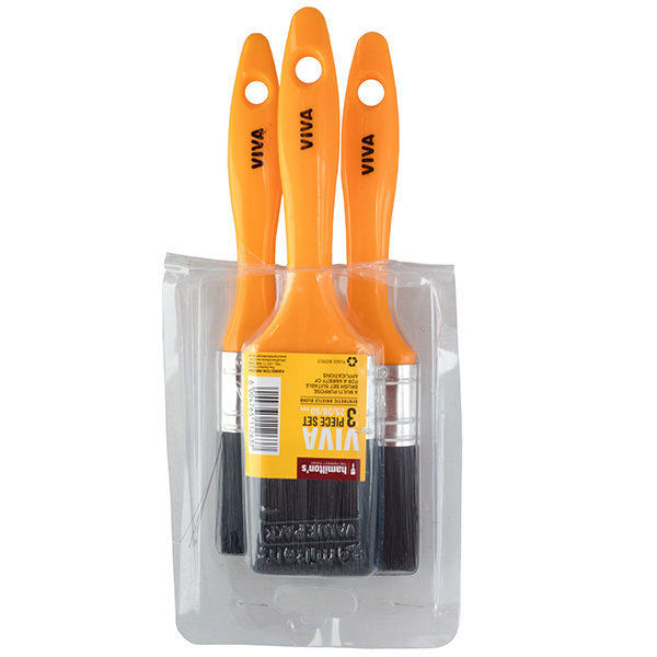 VIVA 3PC BRUSH SET (25/38/50MM)