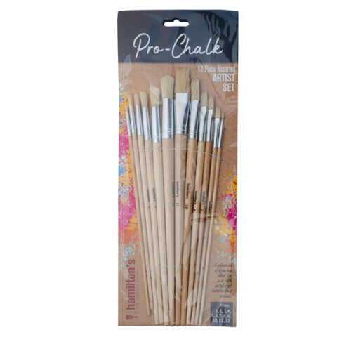 PRO-CHALK 12PC ARTIST BRUSH SET
