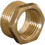 BUSH HEX BRASS 3/4"X1/2" SW