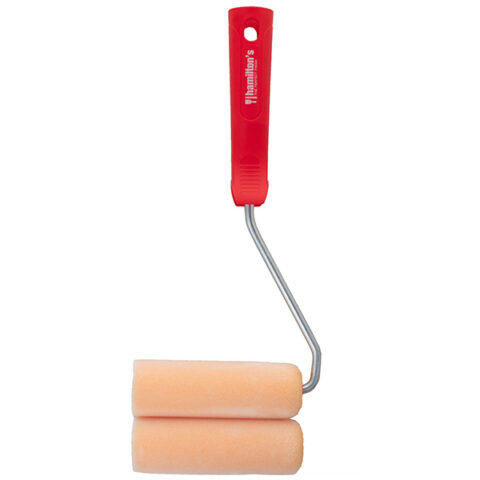 110MM VELOUR (FLOCKED) TWIN PACK ROLLER