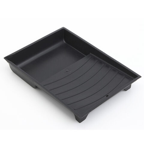 BLACK PLASTIC PAINT TRAY
