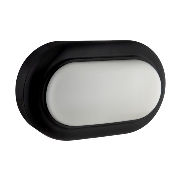 EUROLUX BULKHEAD LED 8W OVAL BLACK
