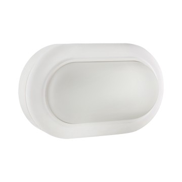 EUROLUX BULKHEAD LED 8W OVAL WHITE