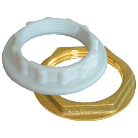 BACKNUT BATH BRASS 40MM