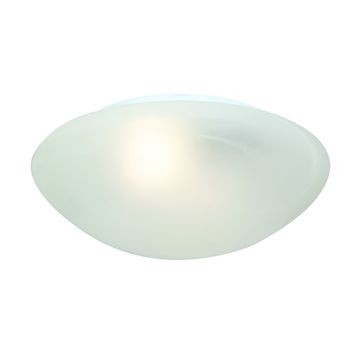 EUROLUX LIGHT CEILING ALABASTER BATHROOM 250MM WHT