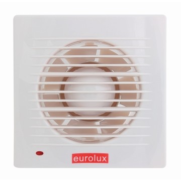 EUROLUX EXTRACTOR FAN SQUARE WALL 172MM WHITE