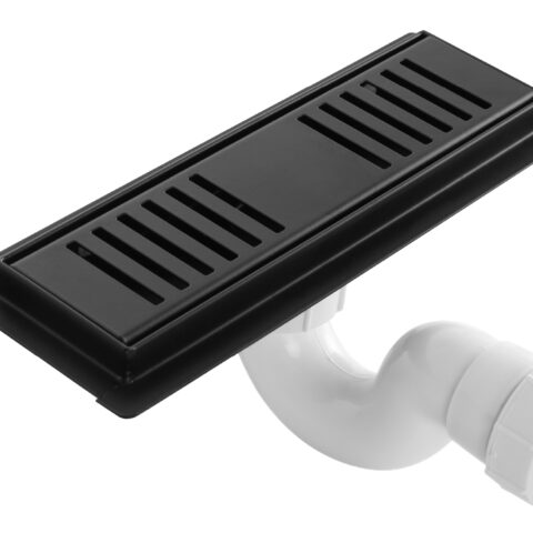 SHOWER CHANNEL BLK SS 250MM