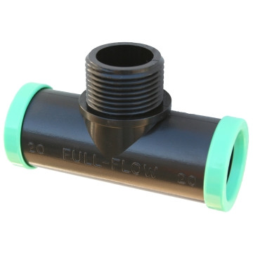 FFLOW MALE COMBI TEEPIECE 20MMX3/4"