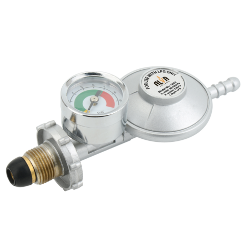 BULLNOSE REGULATOR WITH PRESSURE GAUGE