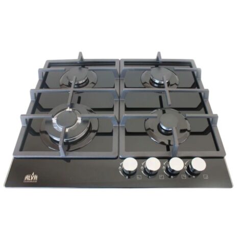 60cm 4-BURNER GAS HOB - GLASS