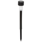 EUROLUX SPIKE SOLAR GARDEN PLASTIC BLACK