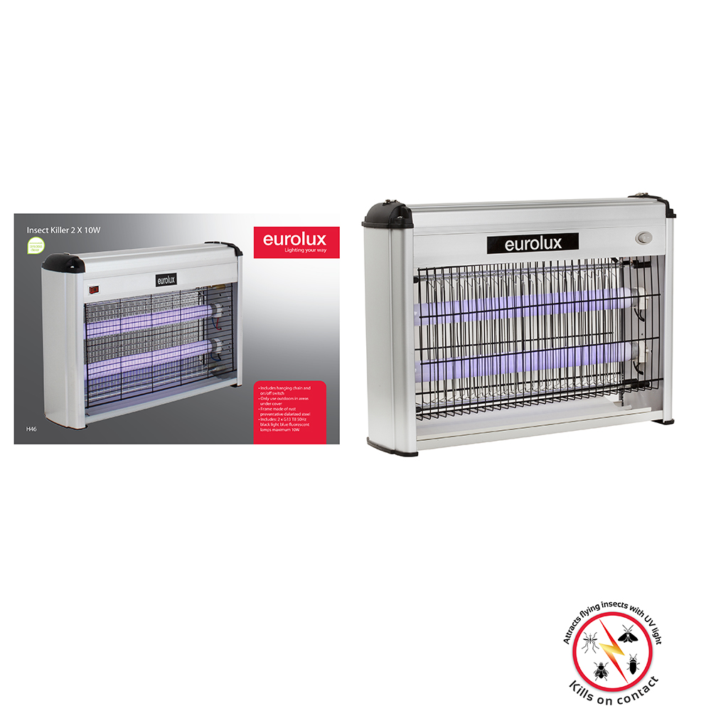 EUROLUX INSECT KILLER 2X10W
