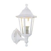 EUROLUX LANTERN PLASTIC 6 PANEL UP FACING WHITE
