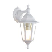 EUROLUX LANTERN PLASTIC 6PANEL DOWN FACING WHITE
