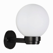 EUROLUX BOWL FITTING OUTD WALL MOUNT 200MM OPAL