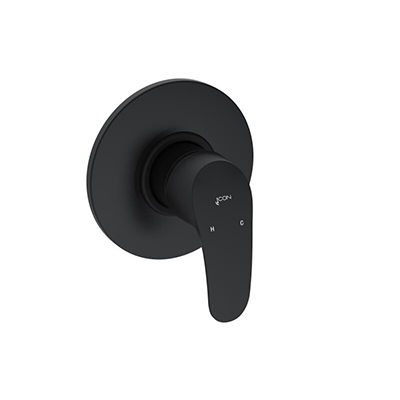 PISCES II CONC SHOWER/BATH MIXER BLK