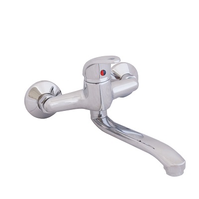 PISCES LOOP SINK MIXER WALL TYPE