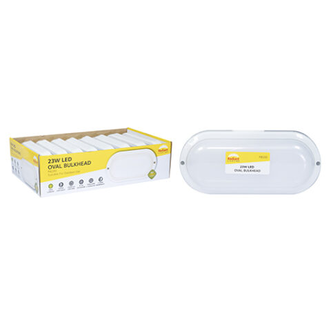 RADIANT BULKHEAD LED OVAL 23W 1800LM