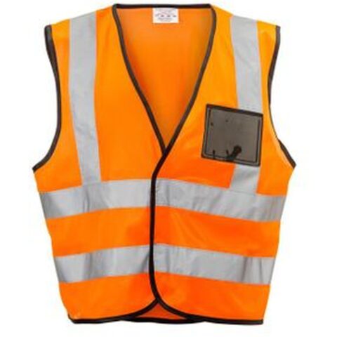 DROMEX VEST REFLECTIVE ID POCKET SA10 L ORANGE