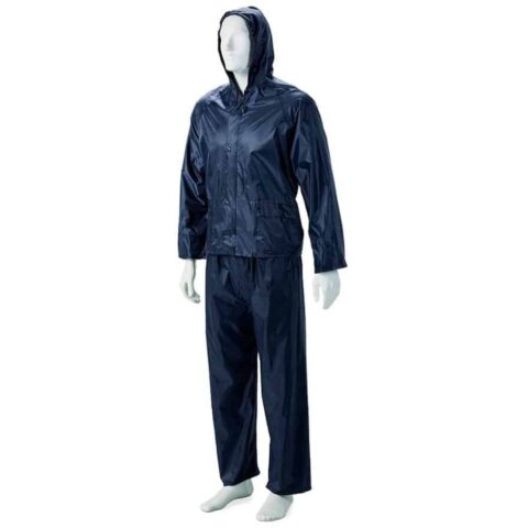 DROMEX RAIN SUIT RUBBERISED M NAVY