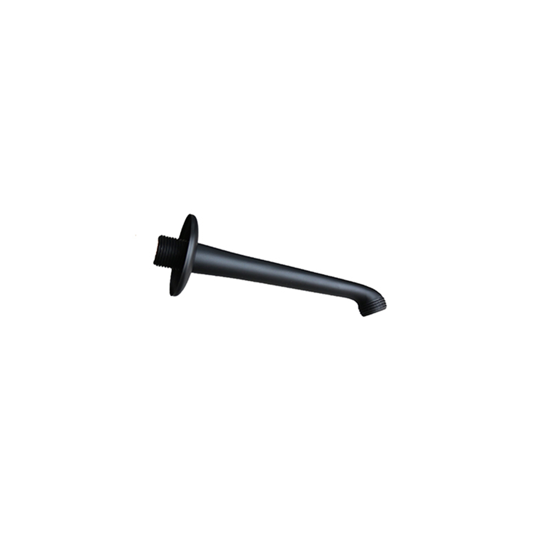 SHOWER ARM WITH FLANGE BLK 15mm SW