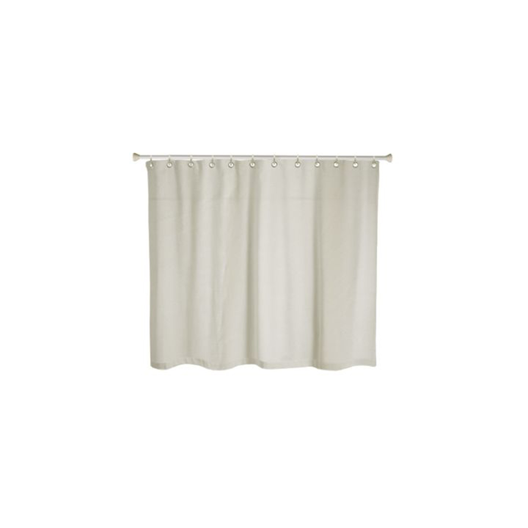 CURTAIN SHOWER POLY BEIGE 1.25MX2M