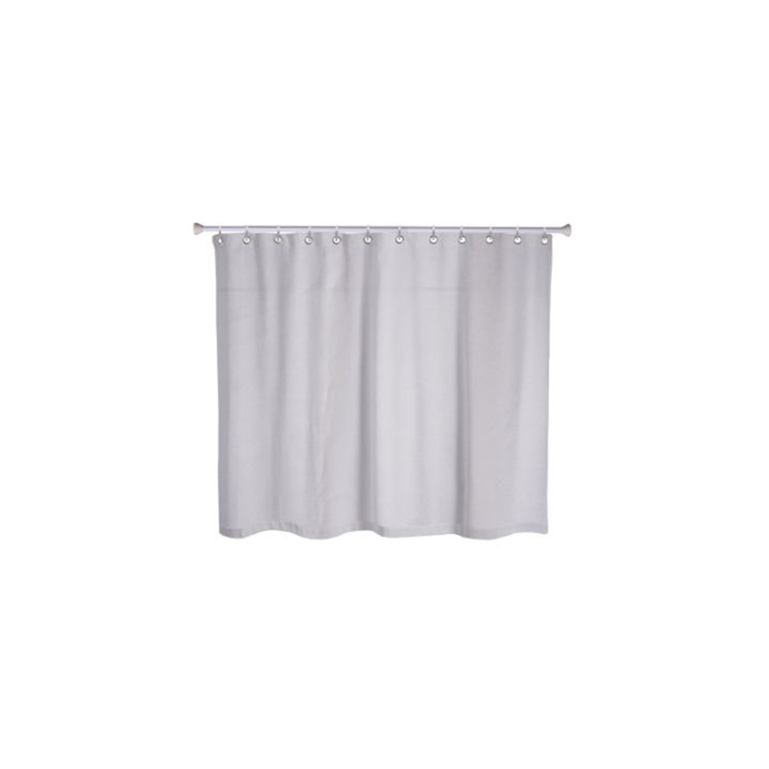 CURTAIN SHOWER POLY WHT 1.25MX2M