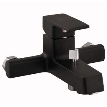 STUDIO SHOWER/BATH MIXER BLK