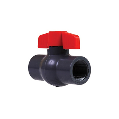 LEVER BALL VALVE PVC FXF 1/2" SW