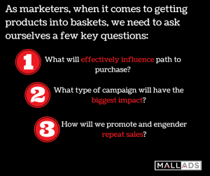Mall Ads sidebar for newsletter