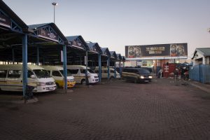 Soweto Gold taxi rank advertising