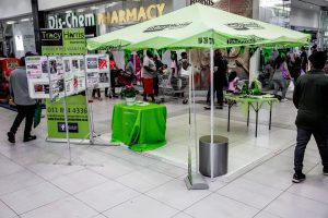 Mall Property expo at busy Eastpoint Shopping Centre in johannesburg