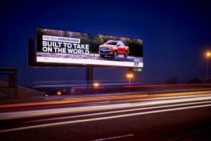 Ford Billboard on busy highway south africa