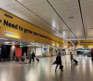 MTN Branding at King Shaka Airport in Durban